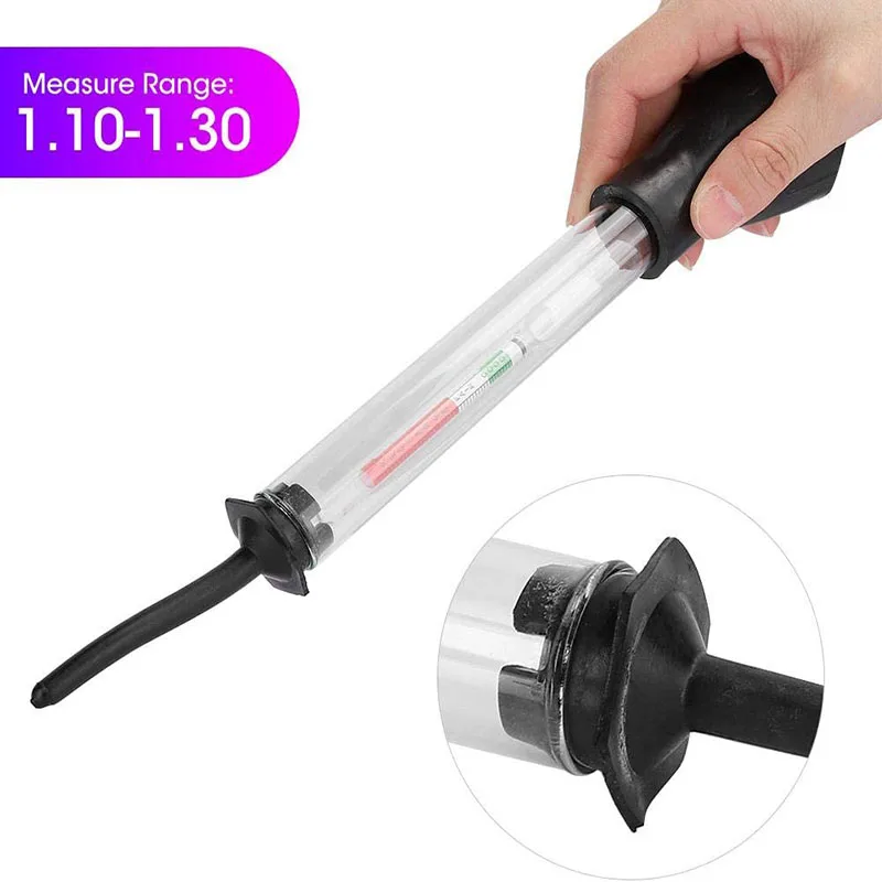 Car Electrolyte Battery Hydrometer Fast Dectection Electro-Hydraulic Density Meter Testing Acid Tool Car