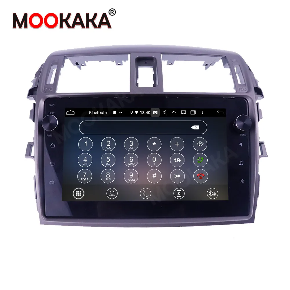 For Toyota Corolla 2006-2013 Car Radio Player Android 10 PX6 128GB GPS Navigation Multimedia Player Radio Head Unit IPS No 2 Din