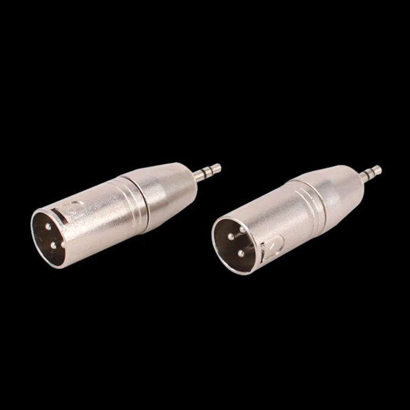 Jack Cắm 3.5Mm Nam Sang XLR 3 Nam Stereo Cắm Che Chắn Micro Mic Cáp TRS Cáp Jack 3.5 nam Sang XLR Nam Adapter