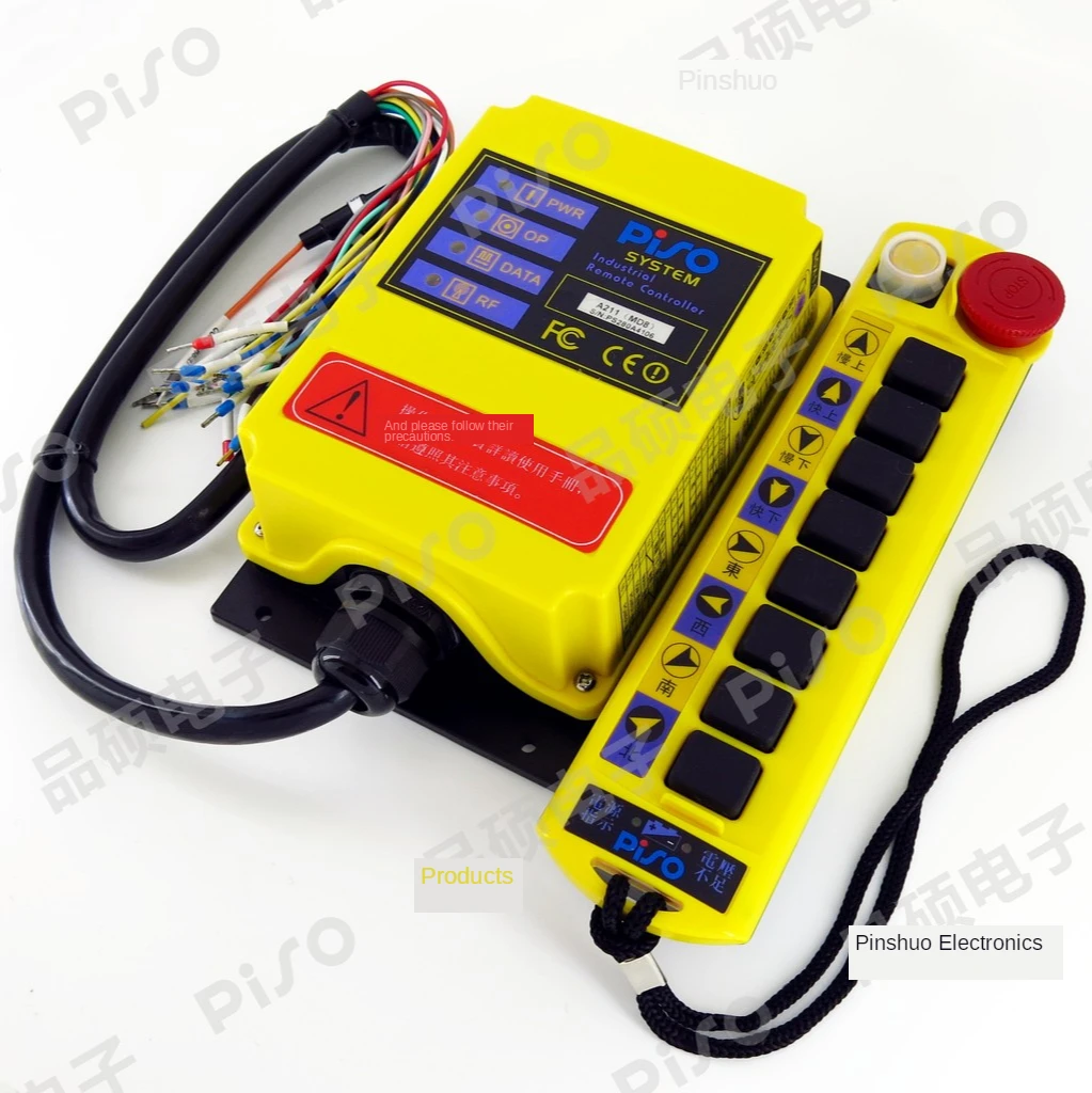 Controle Remoto sem Fio Industrial de Botões com Guindaste