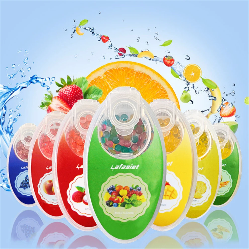 100 PCS Mix Fruit Tobacco Pops Beads Ice Mint Menthol Capsule Explosion Burst Beads Disposable Cigarette Accessories Tools Gifts