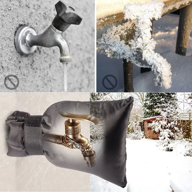 1 pçs faucet-cover inverno saving tap anticongelante proteção cobre ao ar livre faucet geada proteção capa de poupança para o inverno ao ar livre