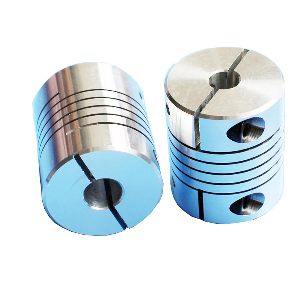 Acoplador de eje de acoplamiento Flexible CNC, acoplador Flexible para motores de aleación de aluminio, diámetro de 20MM/25MM, Conector de eje de motor