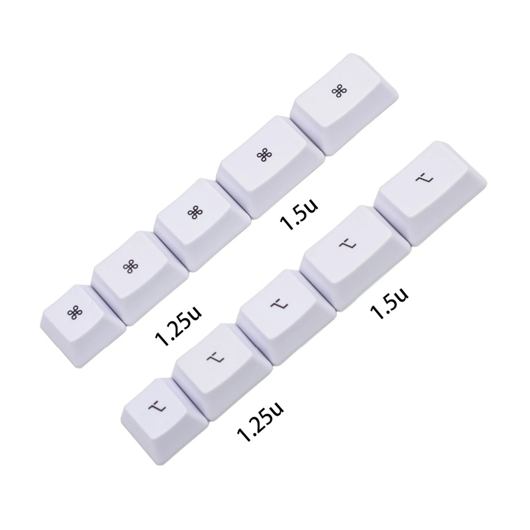 OEM Profile10 Key Mac Modifiers Keycap | Dye Sub PBT Keyset | ANSI ISO 61 64 68 84 96 | For MX Mechanical Keyboard DIY