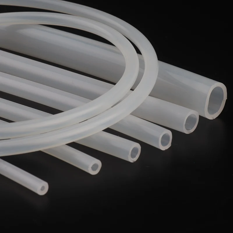 100cm I.D 8~20mm Food Grade Transparent Silica Gel Hose Heat Resistant Aquarium Flexible Silicone Hose Tube Soft Pipe