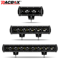 RACBOX 8 14 20 inch 6D Lens Single Row Led Light Bar for Jeep Lada Offroad ATV UTV UAZ Car Driving Work Light 12V 24V Fog Lamp