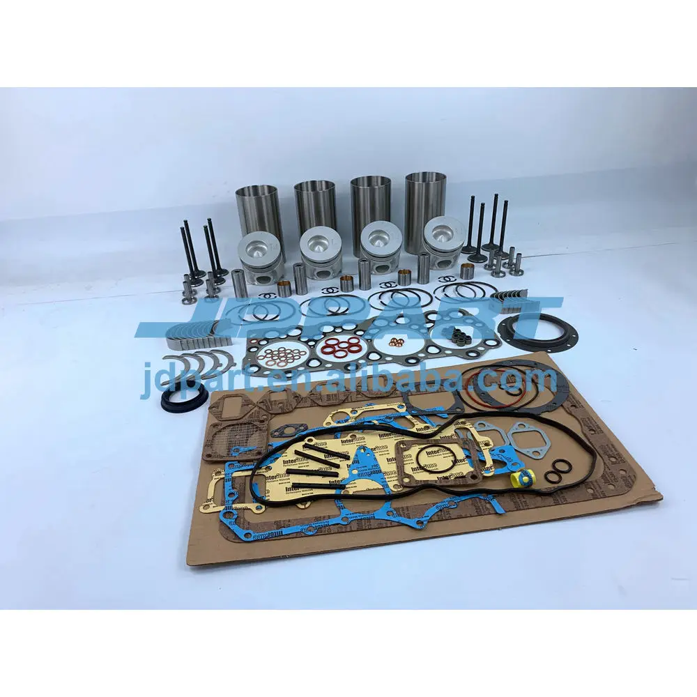 4D34 repair kit STD with liner kit ME220454 bearings gasket kit valve kit For 4D34 engine