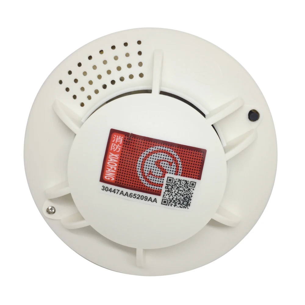 

Independent Fire Alarm Smoke Detector Indoor Home Security Protect Ceiling Smoke Sensor Standalone Include Battery