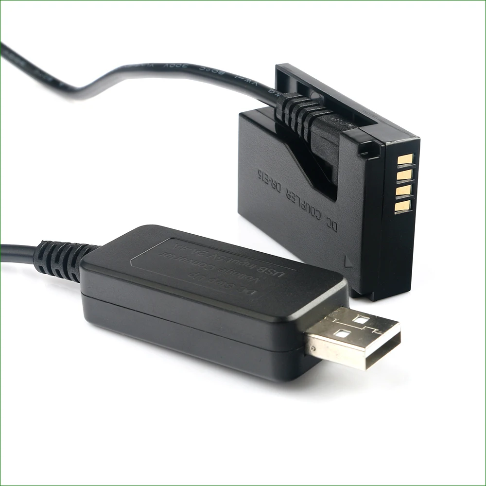 5V USB LP E12 LPE12 ACK-E15 DR-E15 манекен Батарея & DC Мощность банк USB кабель для цифровой однообъективной зеркальной камеры Canon EOS 100D Rebel SL1 поцелуй X7 Мощность выстрел SX70 HS