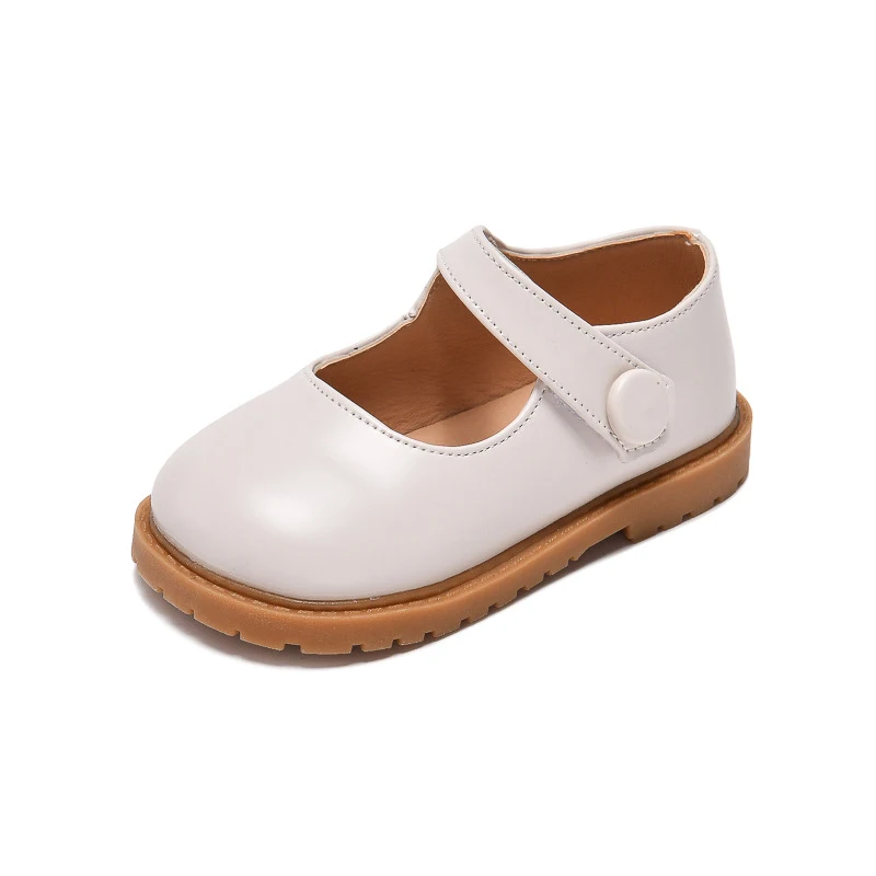 Children Leather Flats Shoes  Brand Kids Dress Shoes PU Patent Leather Toddler Moccasins