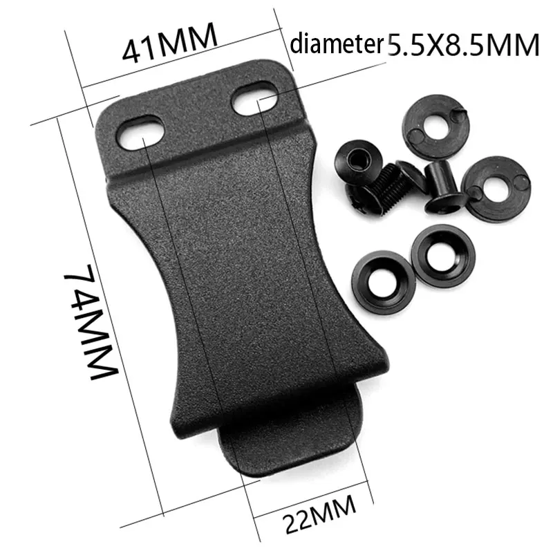 1piece K Sheath Accessories K Sheath Waist Clip Scabbard Clip Holster Clip Back Clip Knife Set Kydex Holster Clips