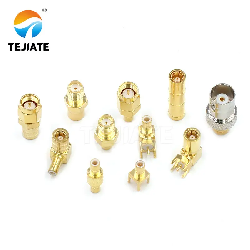2PCS SMB RF Adapter Antenna Pedestal SMA to SMB-JJ/KK L-type BNC/SMA Male To SMB Male Header SMB Double Way Connector