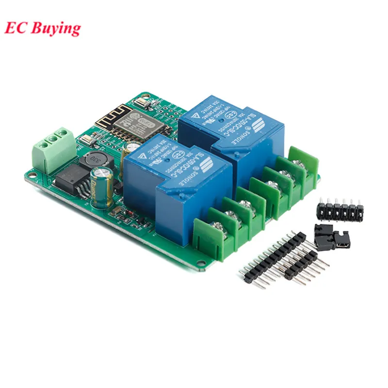 ESP8266 Wireless WIFI Relay Module 1/2/4 Channel ESP-12F Development Board 30A AC/DC 5V/7-28V/7-80V Power Supply for Arduino