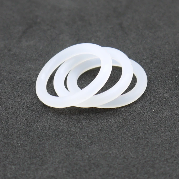 10/50pcs VMQ White Silicone Ring Gasket CS 2mm OD 5 ~ 80mm Food Grade Waterproof Washer Rubber silicone gasket rubber o-ring