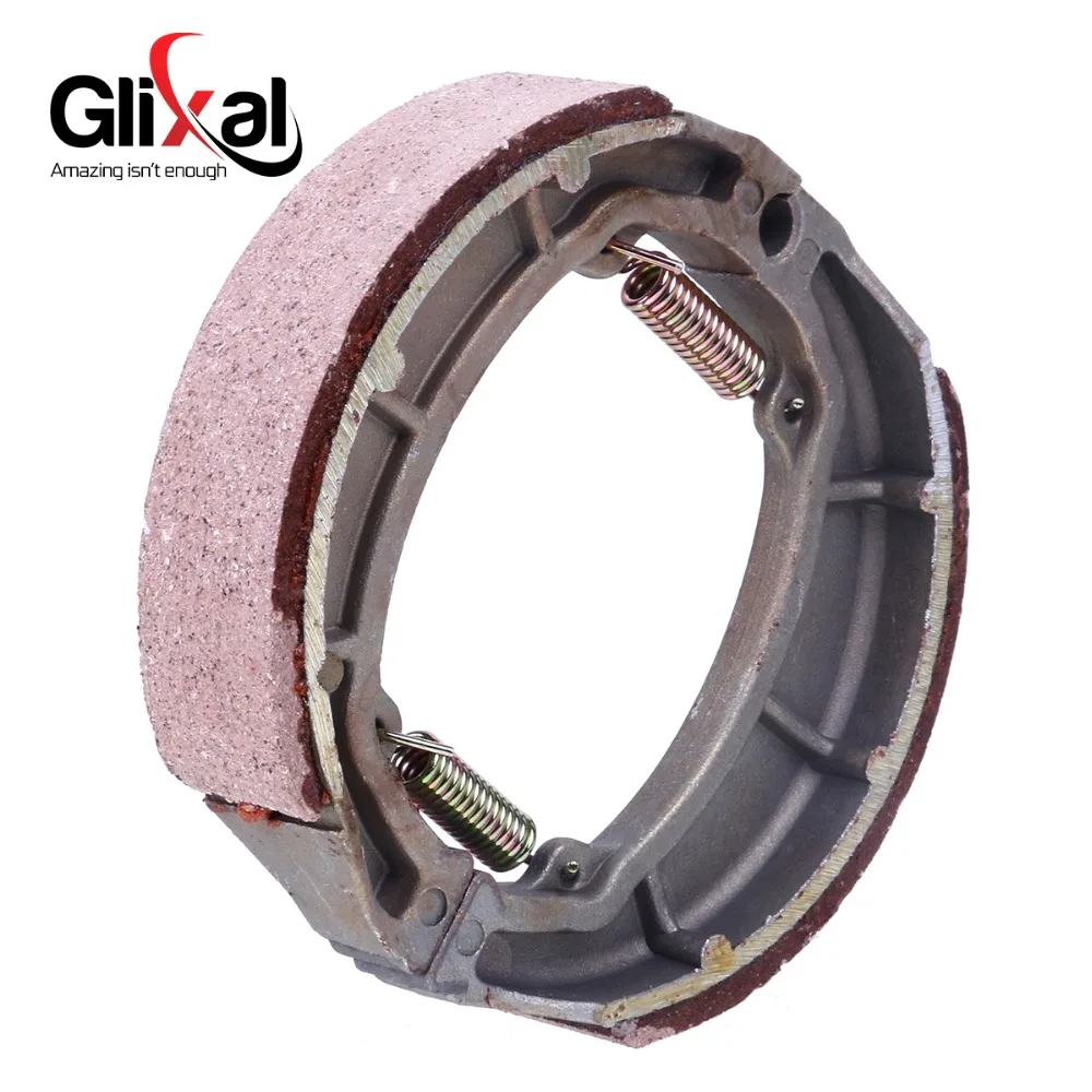 Glixal 125mm Rear Drum Brake Shoe for GY6 125cc 150cc 152QMI 157QMJ Scooter Moped ATV Go-Kart