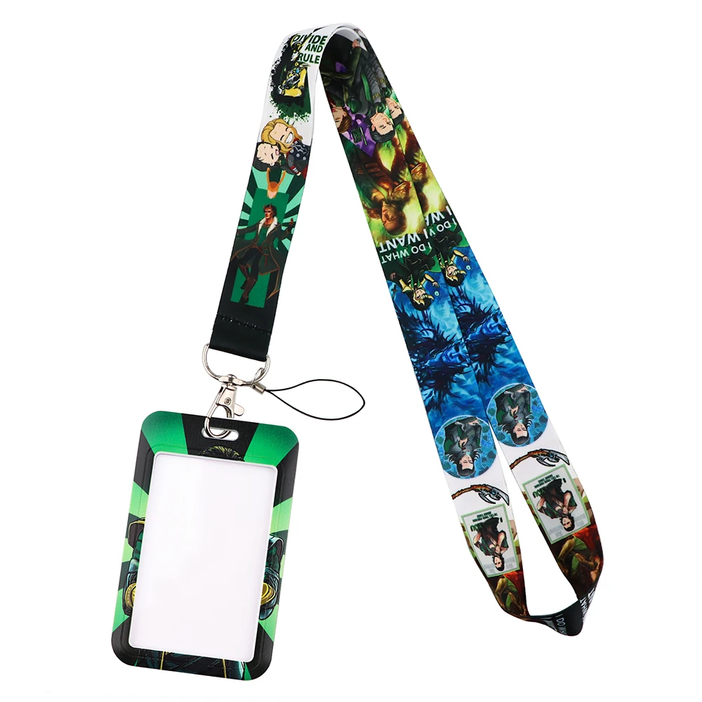 Брелок Flyingbee X2314, крутой шнурок с фильмом для ключей, шейный ремешок, держатель для карт, ID, брелок, веревка для ключей