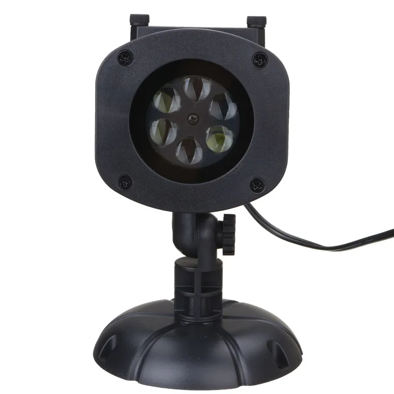 Wasserdicht 12 Muster 4W LED Remote Projektor Bühne Licht Moving Laser Spotlightt Weihnachten Garten Outdoor Urlaub Beleuchtung