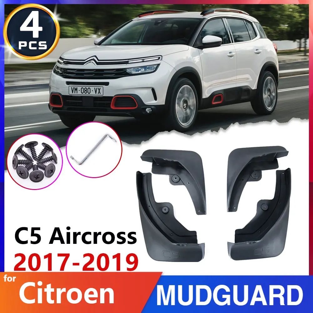 

Car Tire Fender Mud Flap for Citroen C5 Aircross 2017 2018 2019 Mudflaps Splash Guards Mudguards Stickers Auto-Accessories-Goods