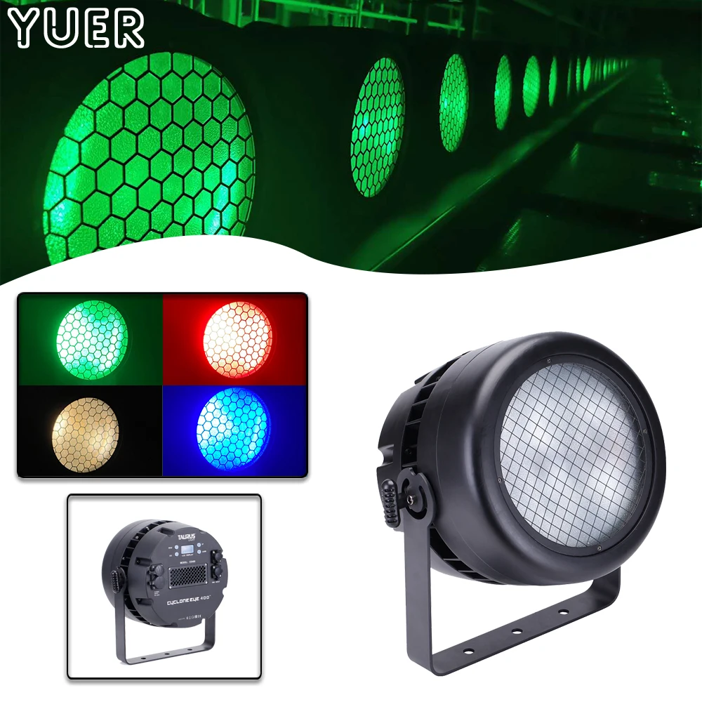 

NEW 400W RGBW LED Strobe Dyeing Beam Effect Ambient Par Light DMX512 DJ Disco Party Bar Stage Prom Club Indoor Outdoor Festival