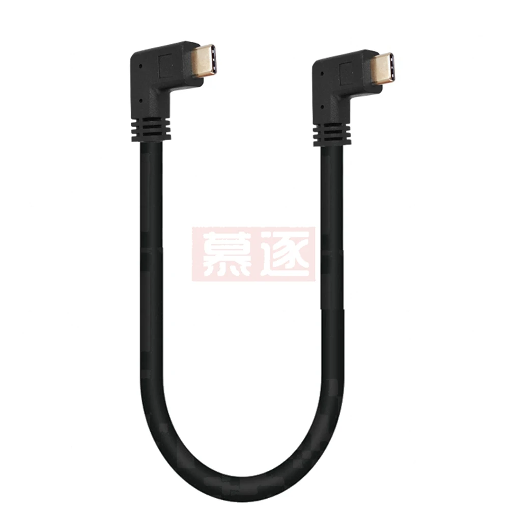 Extensor de cabo de dados, peças pretas, substituição de telefone tipo c macho para macho, tpe, usb 0.3, extensão 10 gb/s, 1ft 2 pés 1.8m-3.1 m