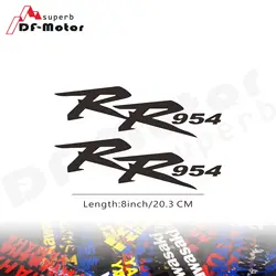 8Inch Reflective Sticker Decal Motorcycle Car Sticker Wheels Fairing Helmet Sticker Decal For Honda RR 954 RR 954 RR