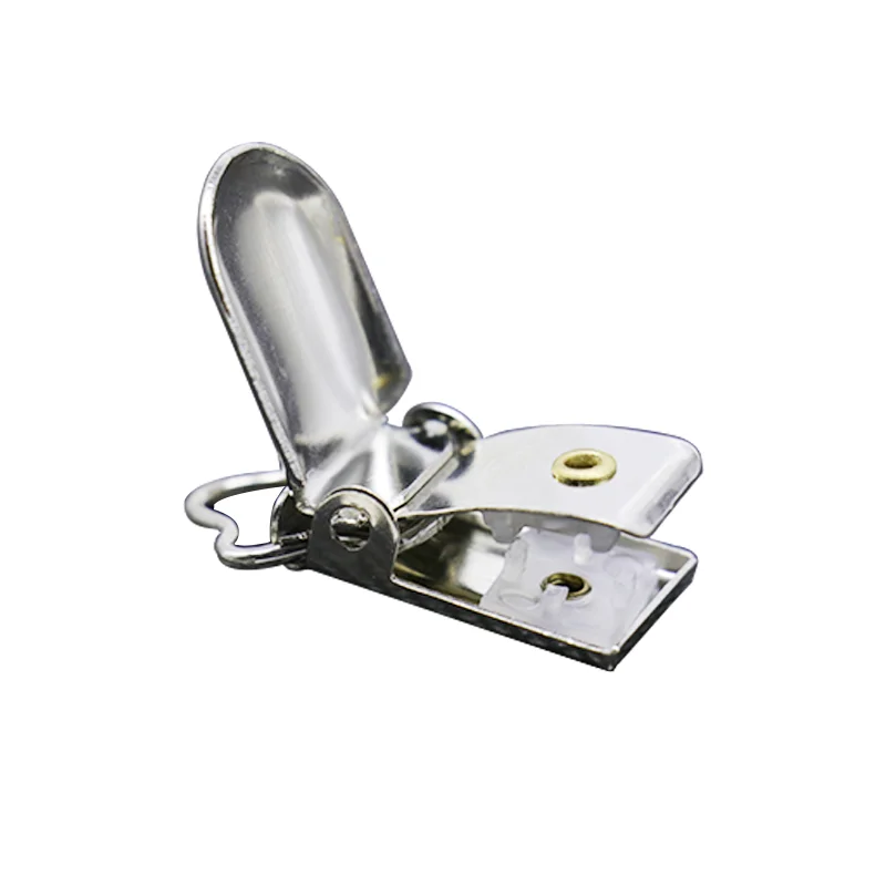 Luo Qiu 10mm Metal Silver garment clips with Plastic teeth Use size attache sucette speenkoord hout (10 pieces/lot)