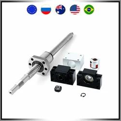 SFU1210 SFU1204 Ball Screw C7 With End Machined+1204 /1210 Ball Nut + Nut Housing+BK/BF10 End Support+8*8 Coupler For CNC Parts