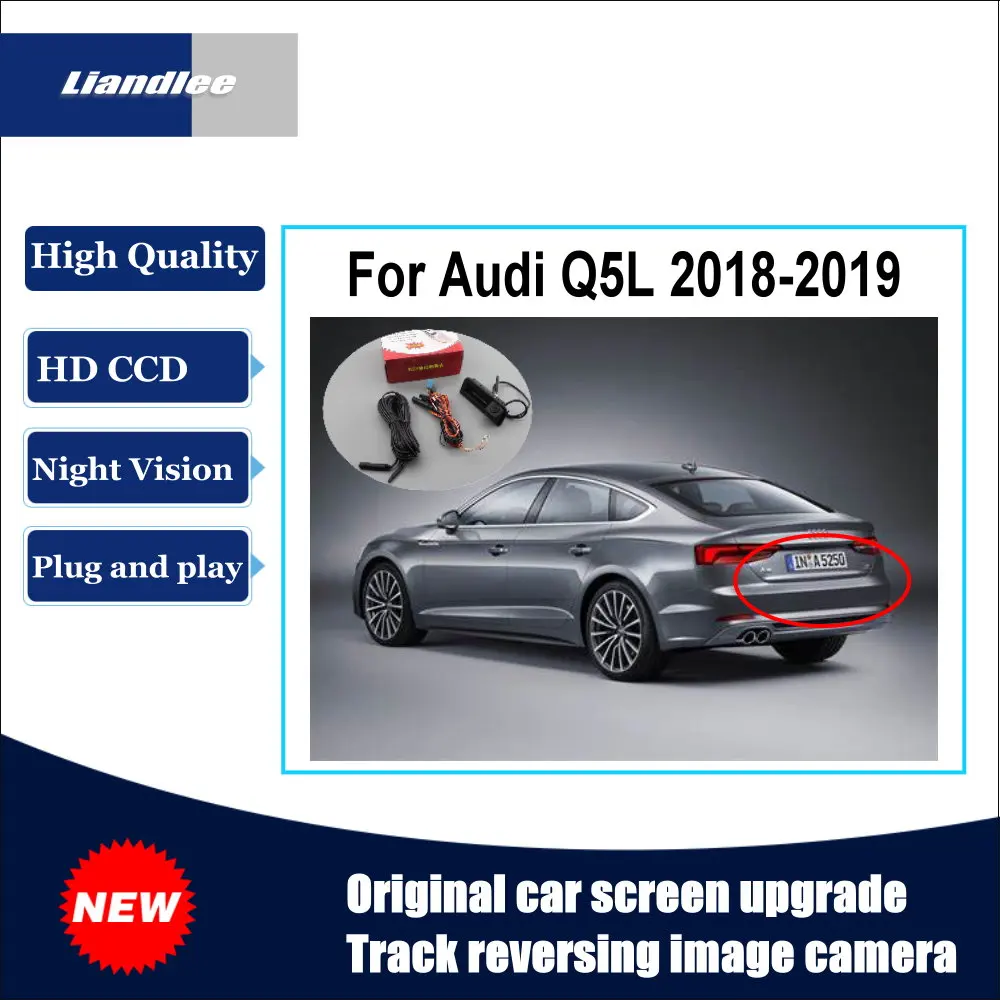 

For Audi Q5L 2018 2019 MMI System Car Rear Camera Original Screen Upgrade Lossless Reversing Track Image