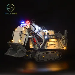Kyglairng Led light kit for LEGO 42100 Technic Liebherr R 9800 Excavator Toy Building Blocks （Lighting Set Only）
