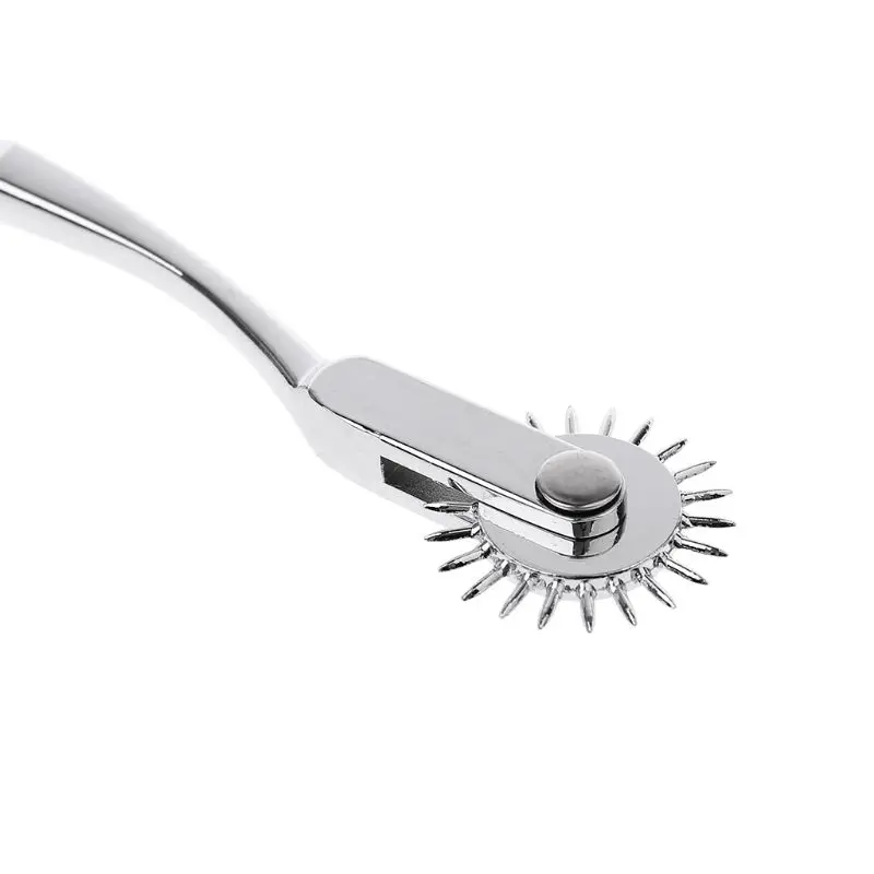 Roda de martelo reflexo e diagnóstico bdsm, rolo de engrenagem de rolamento wartenberg, roda de fetiches, inclinação de rolo, l4mb