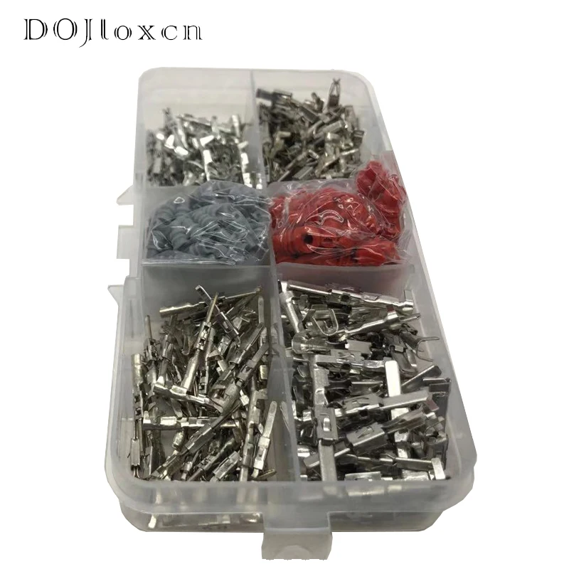 1 Box 400 Pcs Terminal For VW 1.5/3.5 Series Auto Electrical Male Female Terminal 964274-2 964286-1 964296-1