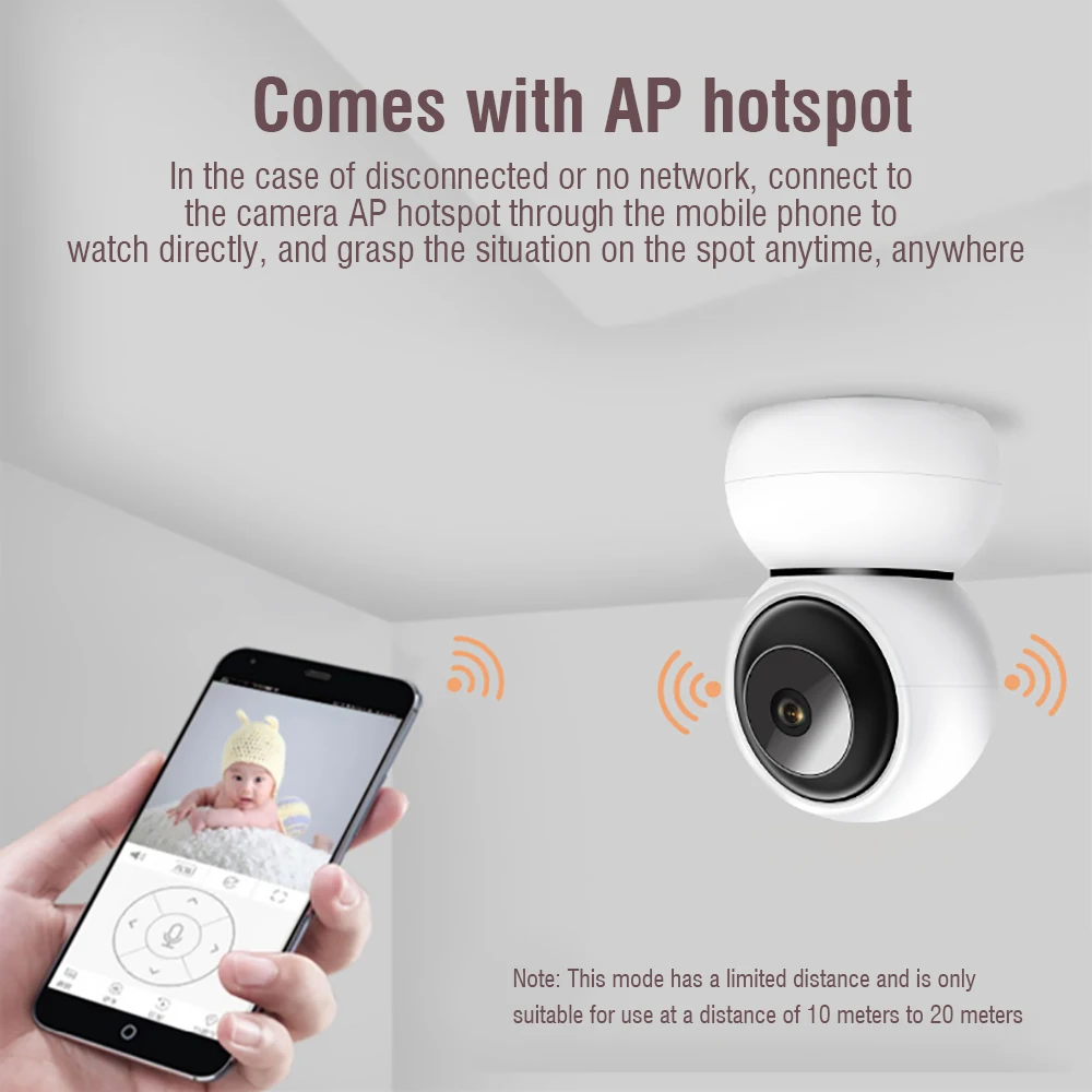 1080P واي فاي كاميرا IP لاسلكية أمن الوطن كاميرا صغيرة Yoosee السيارات تتبع المراقبة CCTV كام 360 للرؤية الليلية مراقبة الطفل