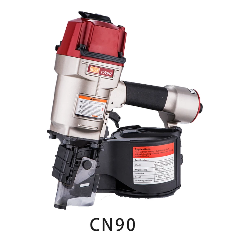 

CN90 CN90B Air industrial coil nail gun, pneumatic coil nail gun