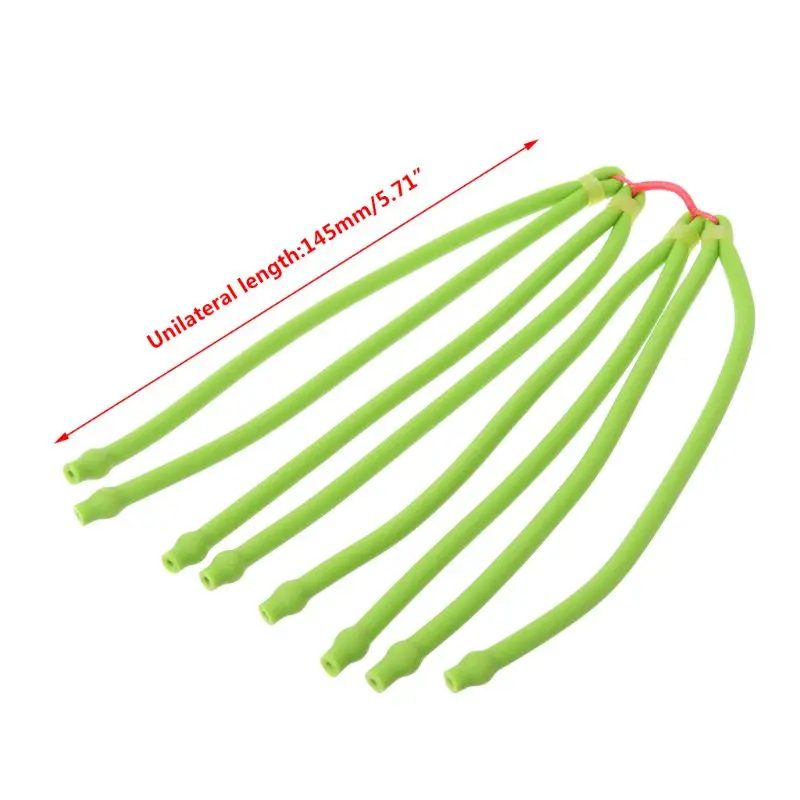 1pc Slingshot Band Fishing Bands Shooting Fish Hunting Group Round Bands Latex Tube Outdoor Replacement Elastic Band Random