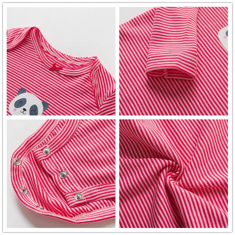 2021 Newborn Baby Bodysuits 3/4/5-pack Infant Jumpsuit Boy&girls Clothes Long Sleeve Cotton Baby Boy Girl Clothing Baby Costume