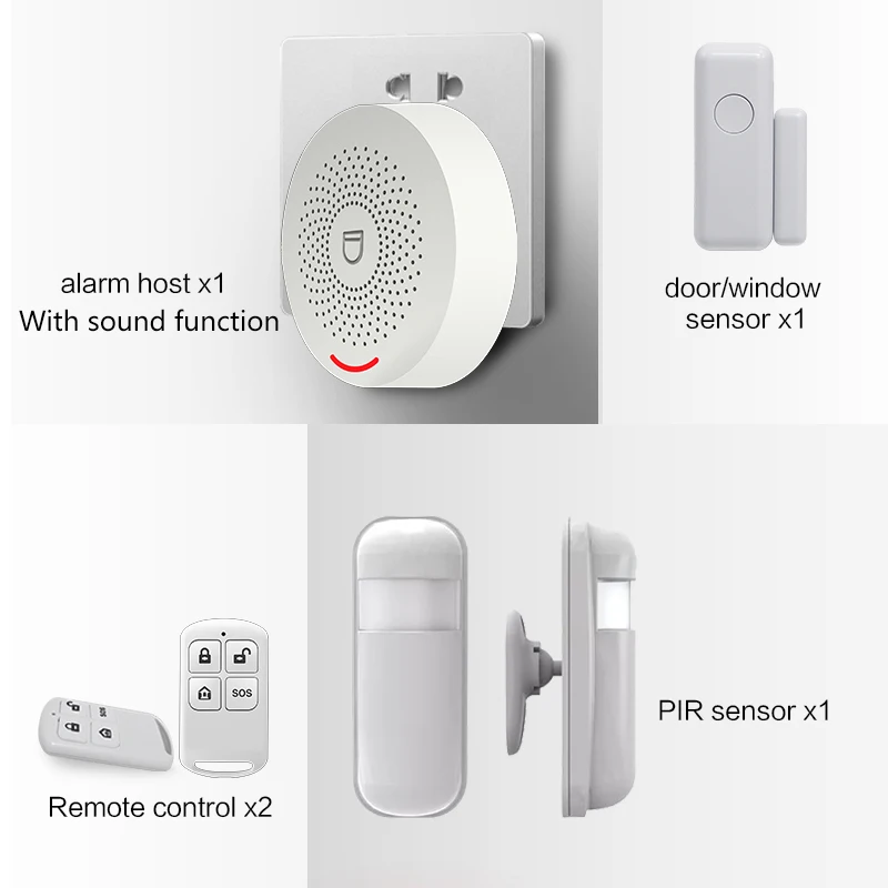 Tuya Smart Home Security Alarm System Hub Kit ,Host with sound function, support Google and Alexa Smar Life App