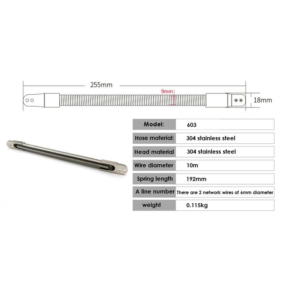 Stainless Steel Door Loop Embedded Metal Cable Protector Wire diameter Door access control wire