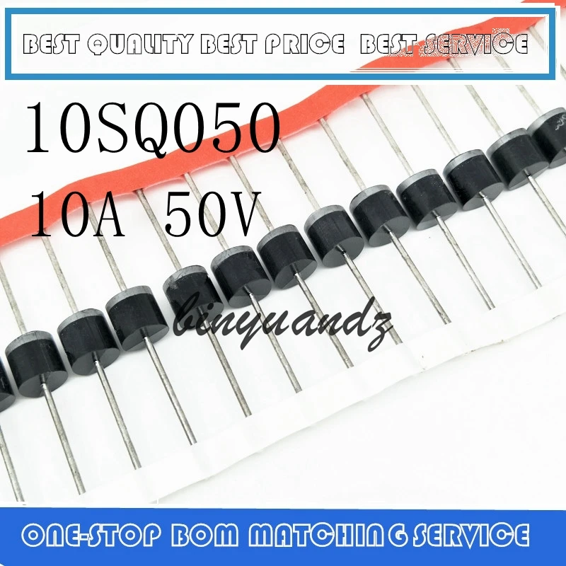 10PCS/LOT 10SQ050 10A50V R-6/P600 Original brand new schottky diode R - 6 high-power solar energy