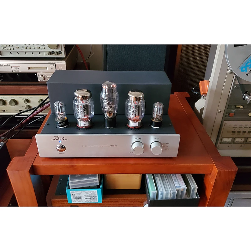 LaoChen K1 KT88 Tube Amplifier HIFI OCK1 Bluetooth 5.0 OldChen Audio Lamp Amp