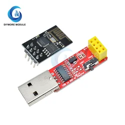 Módulo de placa de desarrollo Wifi inalámbrico para Arduino, adaptador de programador, USB a ESP8266, ESP-01 de serie, ESP-01S, ESP01, ESP01S, CH340