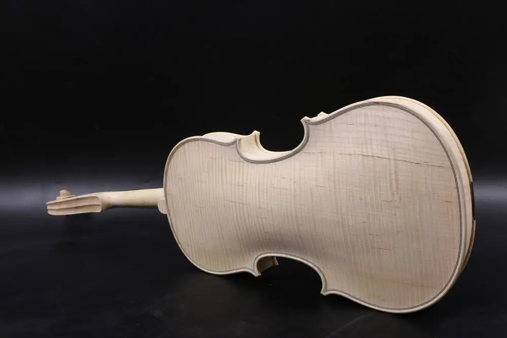 new 1x master unfinished violin Handmade Stradivari model 4/4 white Violin #3267