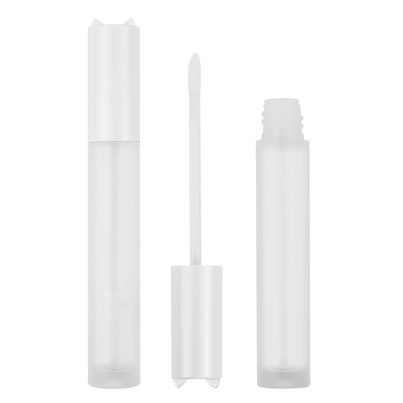 

100pcs Empty Lip Gloss Tube Plastic Lipstick Vial Balm Bottle with Rubber Stopper DIY Cosmetic Sample Container