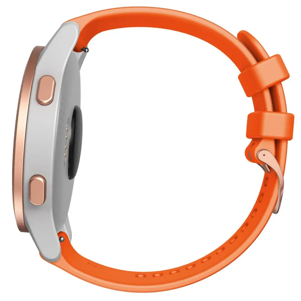 ANBEST 20mm Sport Watch Strap for Vivomove 3 Watchband, Silicone Replacement Band for Gear S2 Classic/Forerunner 645 Smart watch
