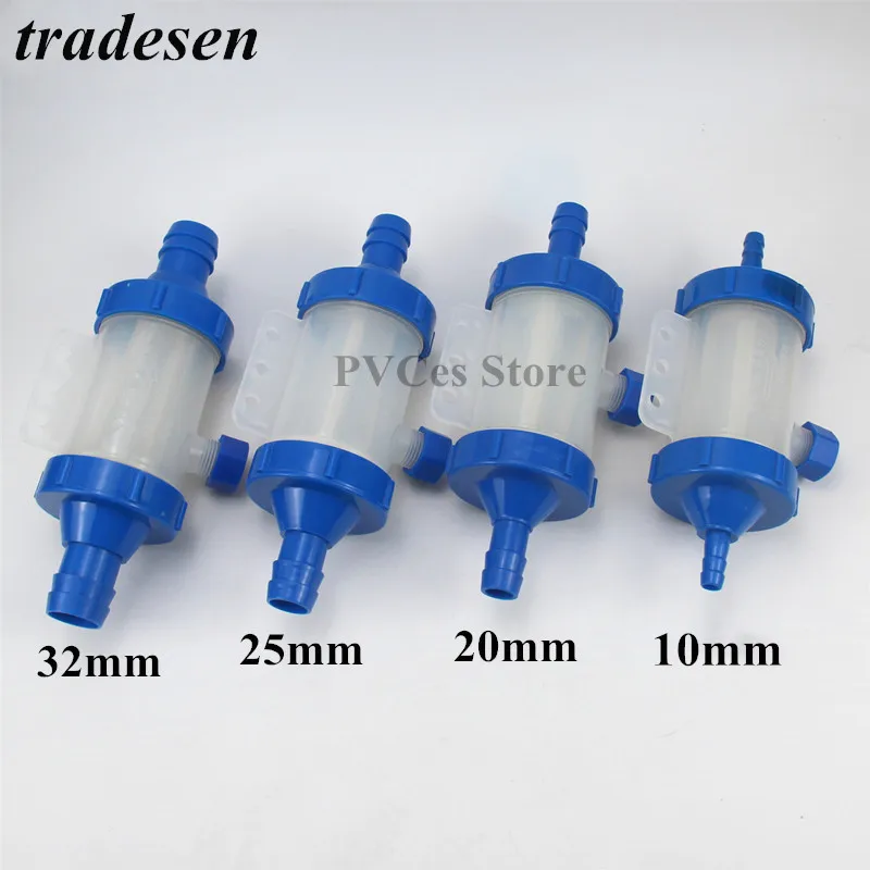 O.D8-32mm Water Hose Filter Garden Irrigation Fittings Sprayer Aquarium Fish Tank Soft Water Pipe Filter Cup Car Brake Filter