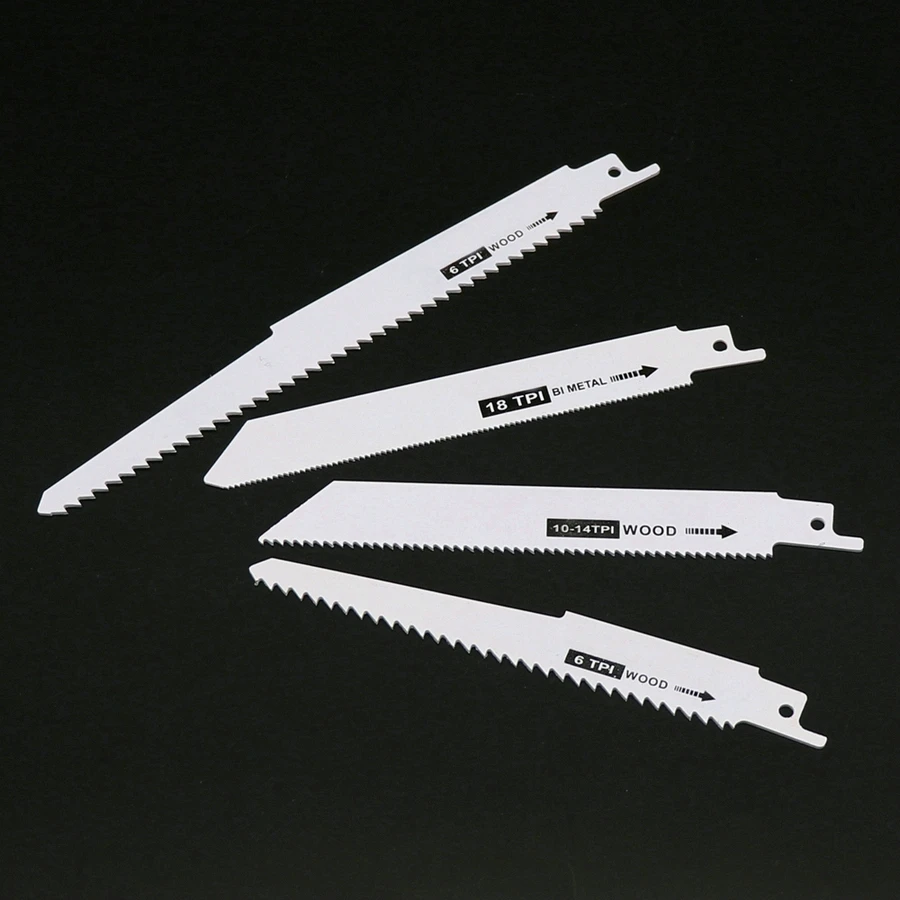 10Pcs/Set Reciprocating Saw Blades Kit Woodworking Cutting Power Hand Tools Sets
