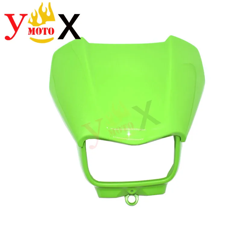 KLX 250 Off Road Front Cowl Fairing Headlight Headlamp Cover Visor Windscreen Windshield Airflow Deflector For Kawasaki KLX250