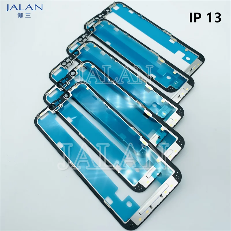 

5pcs Middle Frame Wtih Adhesive Middle Bezel for iPhone 13 Mini 13Pro Max Middle Frame Replacement Glass for Frame LCD Repair