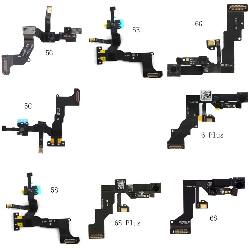 Front Camera For iPhone 4 4S 5 5S 5C SE 6 6s Plus Right Proximity Sensor Face Front Camera Flex Cable