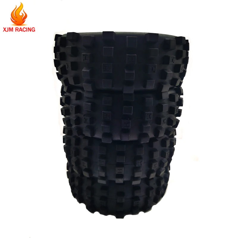 XJM Racing Off-road Tires Big Tread Tire Skin Kit for 1/5 Losi 5ive T Rofun Rovan LT Kingmotor X2 DDT FID DBXL RC CAR PARTS