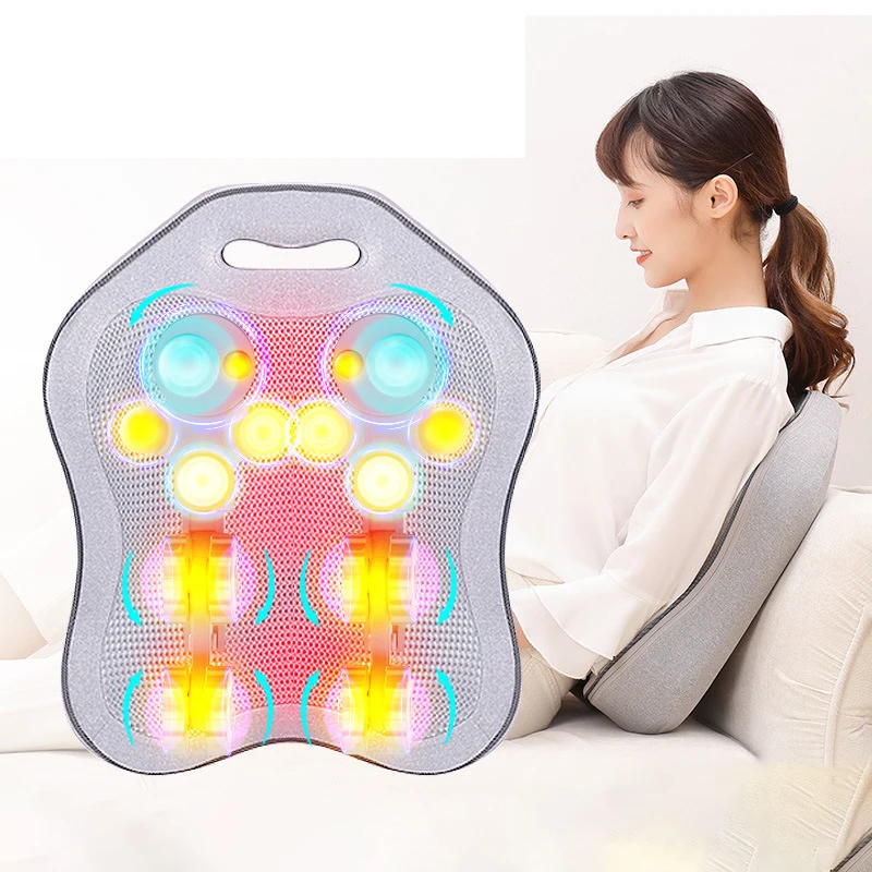 Electric household whole body massage cushion Waist massager neck waist back Knead Lumbar massage instrument